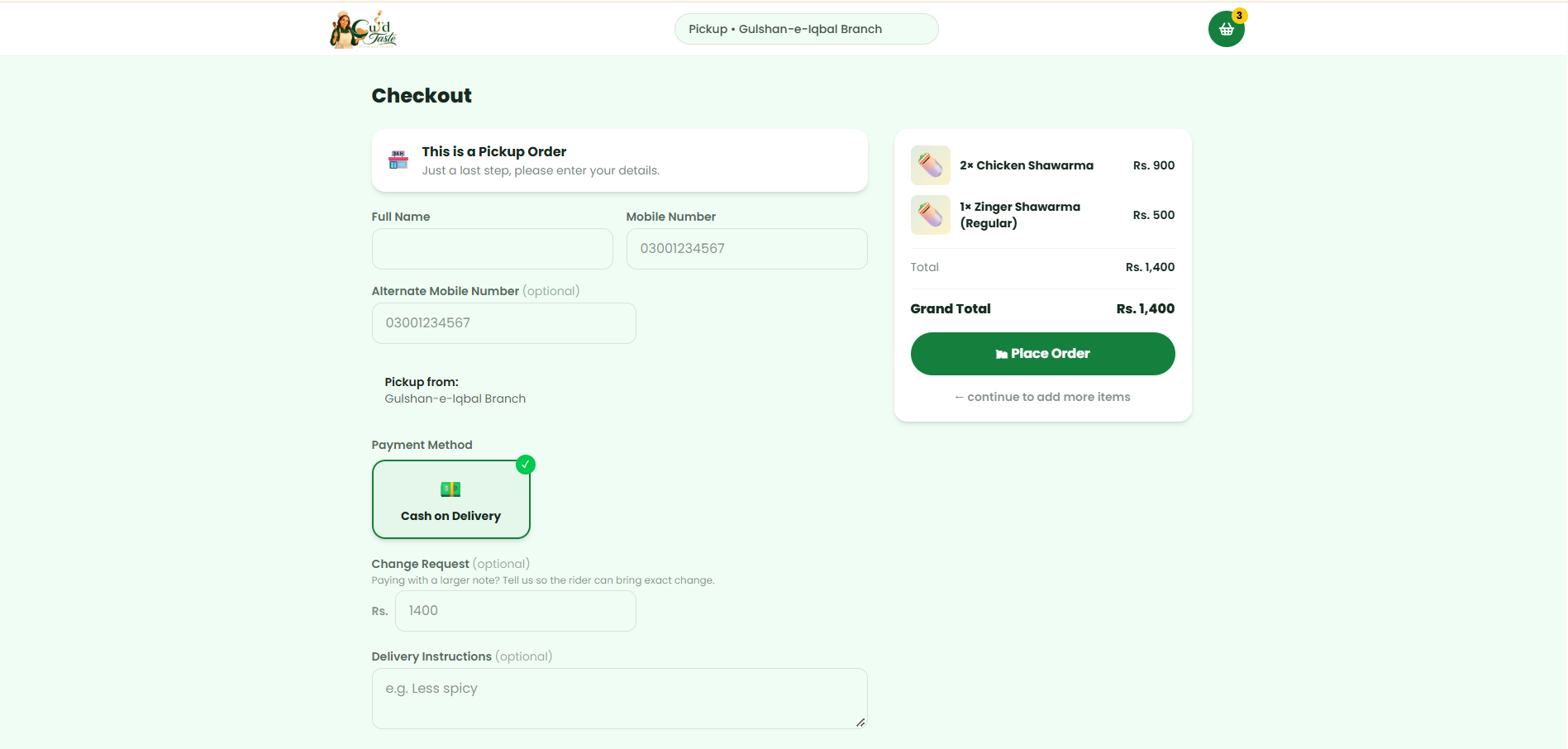 Guest checkout and tracking