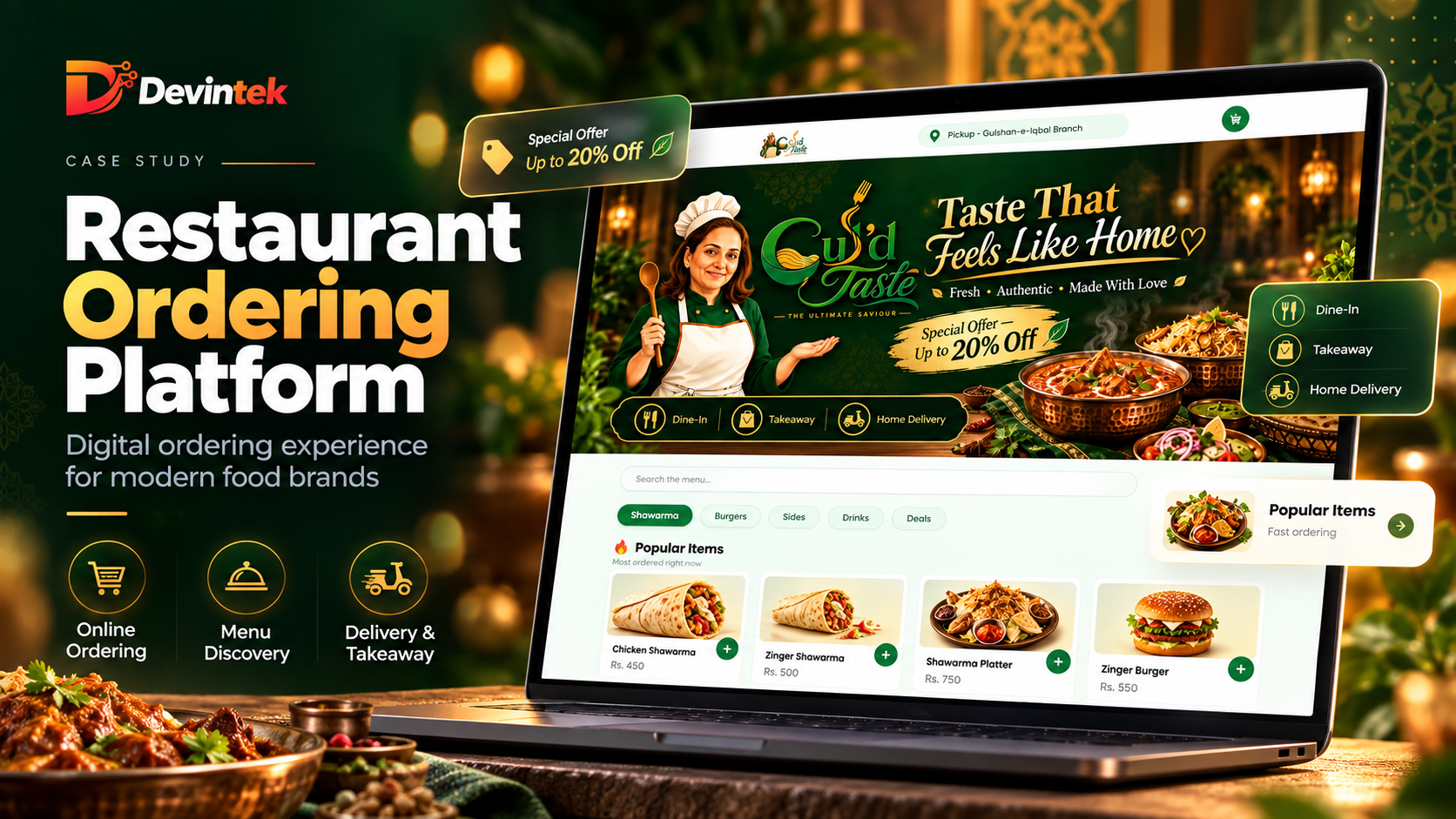 Food Cart — Online Food Ordering Platform — project image 1